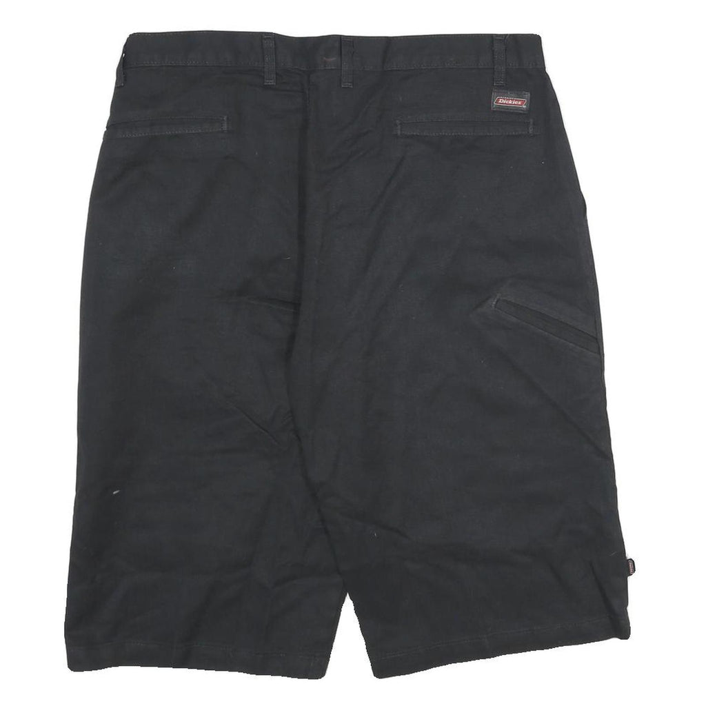 DICKIES Mens Shorts Black Casual L W36 Workwear Polyester Blend