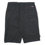 DICKIES Mens Shorts Black Casual L W36 Workwear Polyester Blend