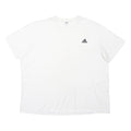 ADIDAS Mens White Cotton Blend Sweatshirt Crew Neck 3XL Casual Sportswear