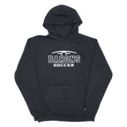 CHAMPION Mens Black Hoodie USA M