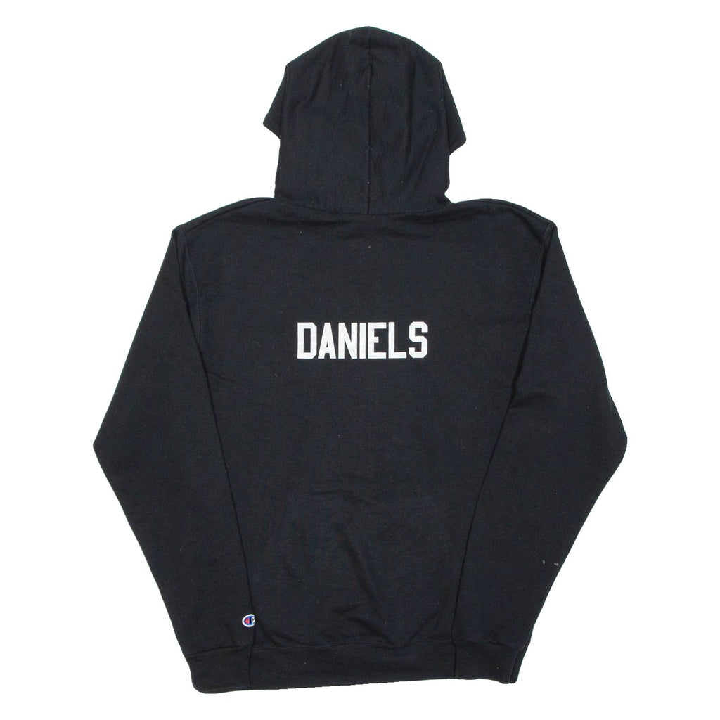 CHAMPION Mens Black Hoodie USA M