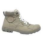 PALLADIUM Womens Lace-Up Boots Beige Synthetic UK 6 Comfortable Outdoor Style