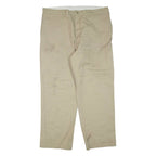 DICKIES Chino Mens Trousers Beige Regular Straight W40 L30