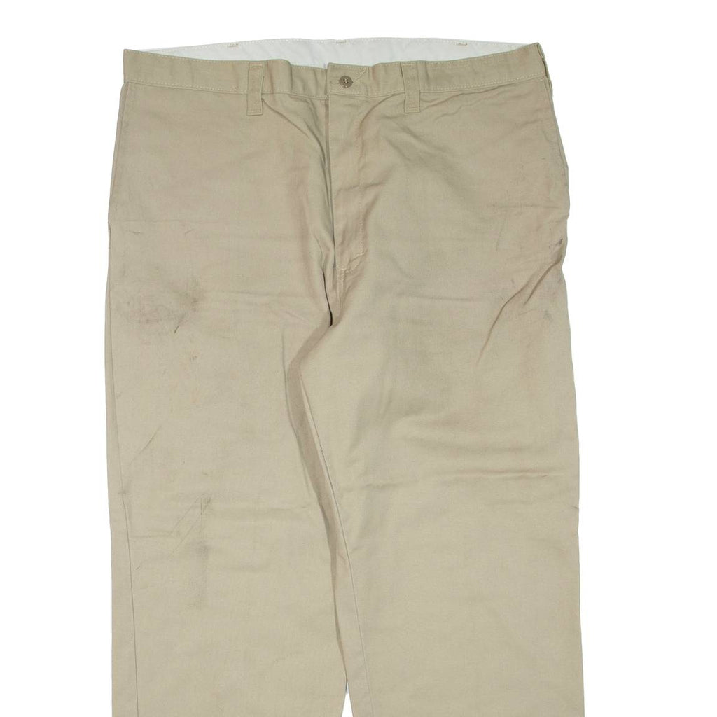 DICKIES Chino Mens Trousers Beige Regular Straight W40 L30