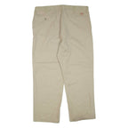 DICKIES Chino Mens Trousers Beige Regular Straight W40 L30