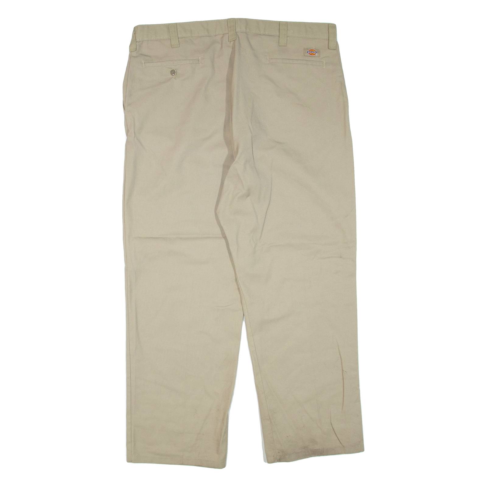 DICKIES Chino Mens Trousers Beige Regular Straight W40 L30