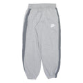 NIKE Mens Joggers Grey & Dark Grey Regular Straight M W26 L27 Cotton Blend