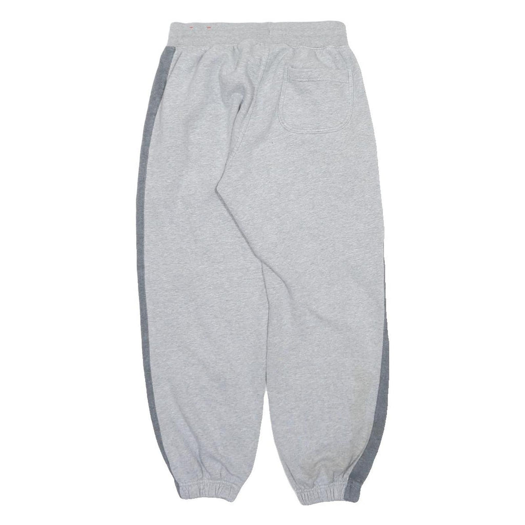 NIKE Mens Joggers Grey & Dark Grey Regular Straight M W26 L27 Cotton Blend