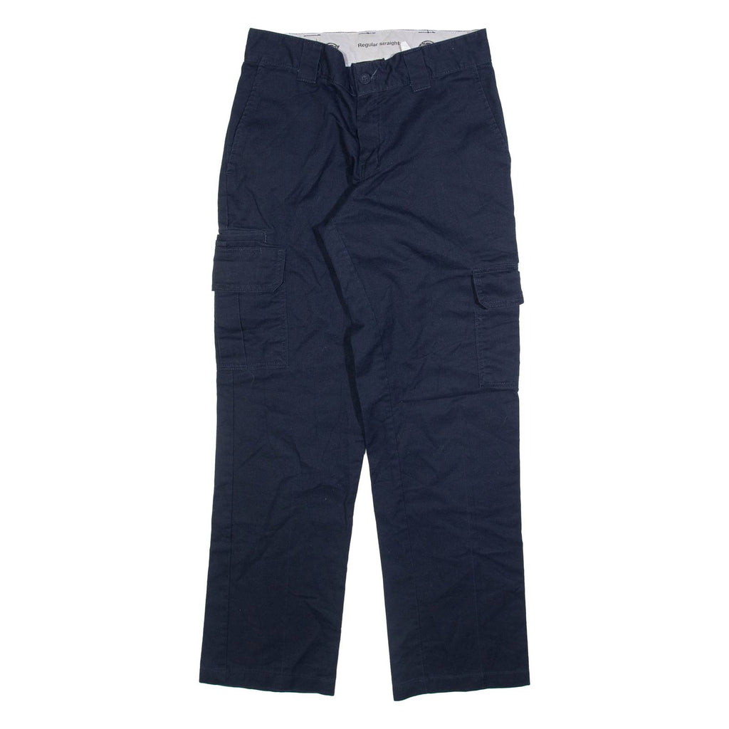 DICKIES Cargo Mens Trousers Blue Regular Straight W30 L32