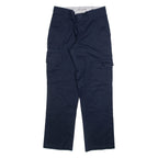 DICKIES Cargo Mens Trousers Blue Regular Straight W30 L32