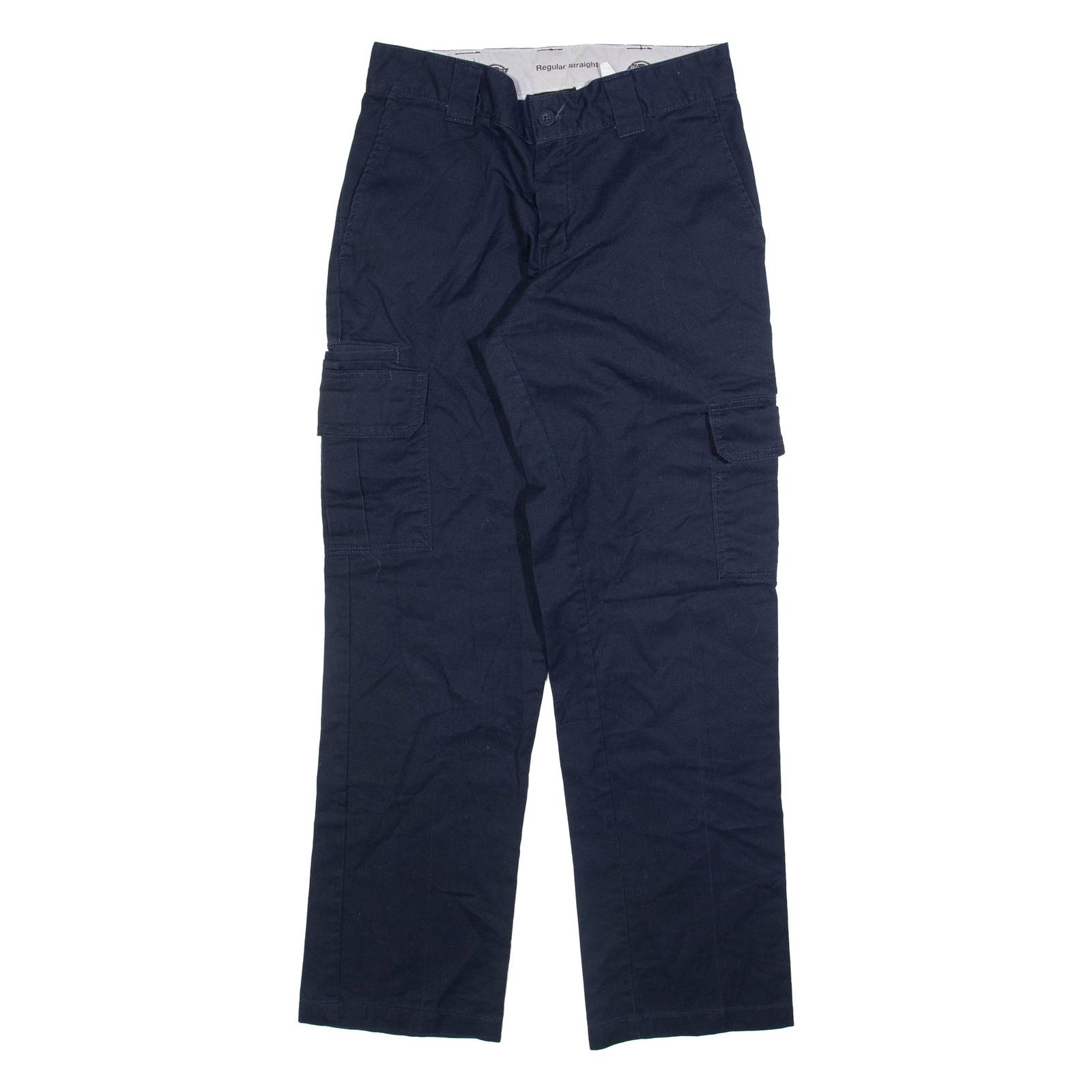 DICKIES Cargo Mens Trousers Blue Regular Straight W30 L32