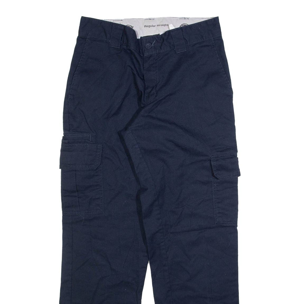 DICKIES Cargo Mens Trousers Blue Regular Straight W30 L32