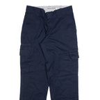 DICKIES Cargo Mens Trousers Blue Regular Straight W30 L32