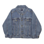 OSH KOSH Boys Blue Denim Cotton Jacket 5Y Casual Button Closure Classic Fit