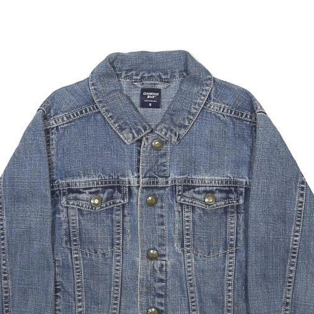 OSH KOSH Boys Blue Denim Cotton Jacket 5Y Casual Button Closure Classic Fit