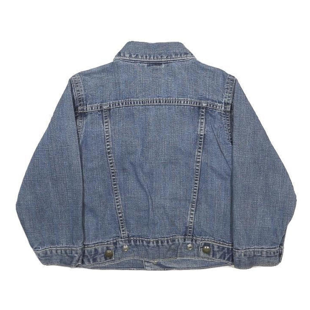 OSH KOSH Boys Blue Denim Cotton Jacket 5Y Casual Button Closure Classic Fit