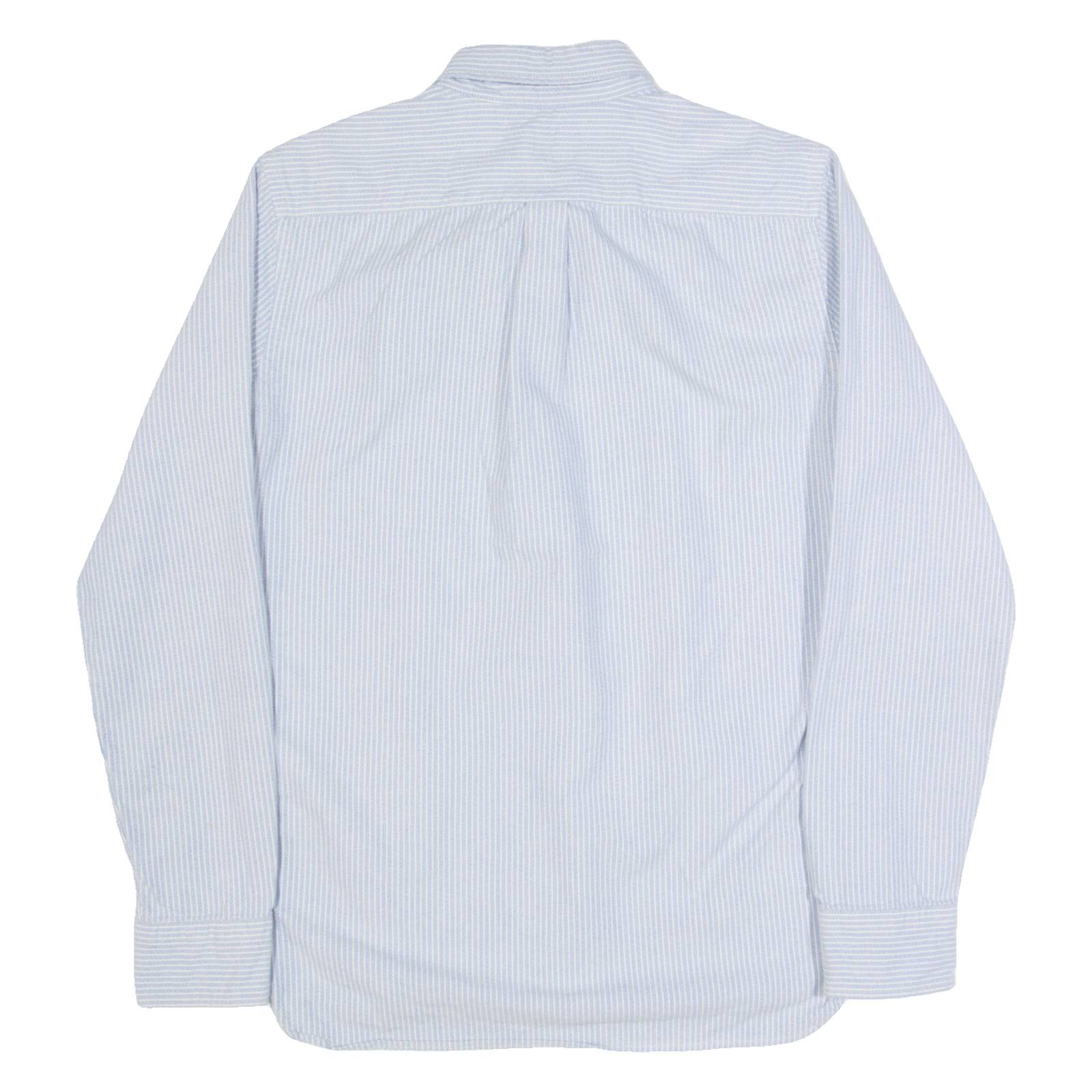 LEVI'S Mens Shirt Blue Striped Long Sleeve S