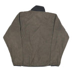 THE NORTH FACE Womens Grey & Black Zip Up Fleece Jacket M Polyester Outdoor