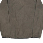 THE NORTH FACE Womens Grey & Black Zip Up Fleece Jacket M Polyester Outdoor