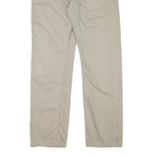 LEVI'S Mens Cotton Blend Beige Regular Straight Trousers W32 L31 Classic Zip