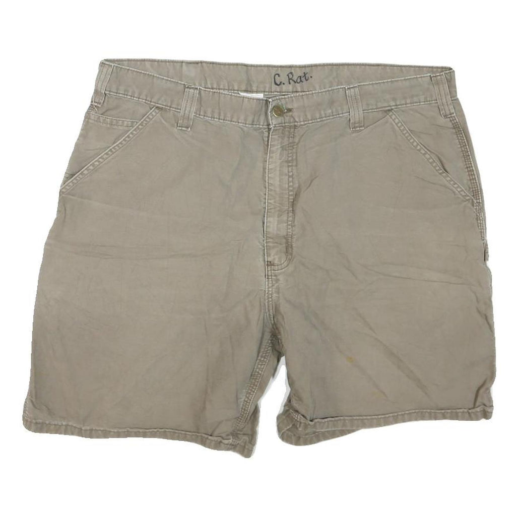 CARHARTT Womens Shorts Beige Casual XL W40 Durable Cotton Blend Workwear