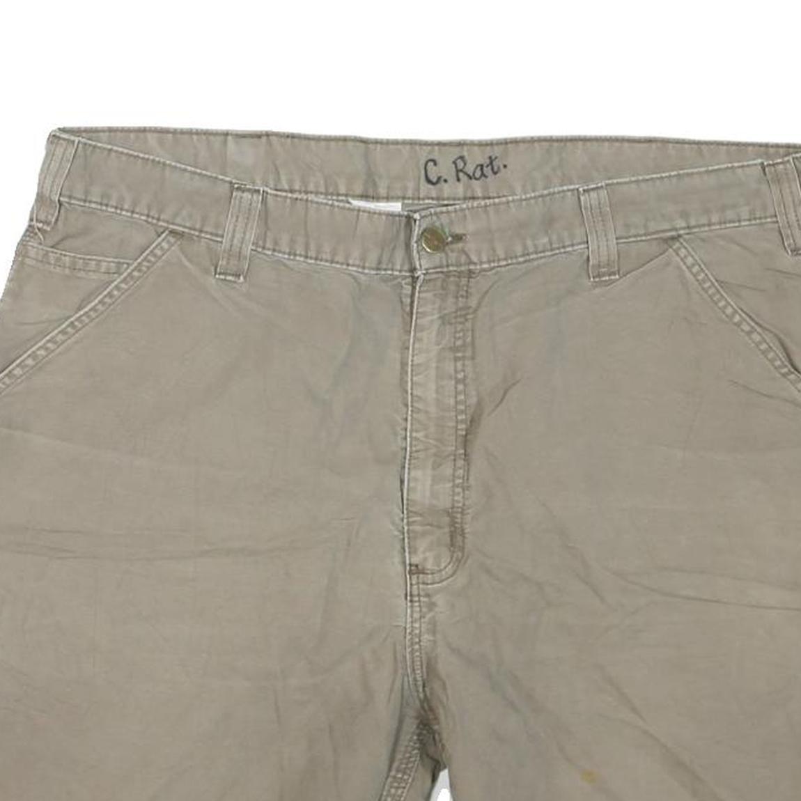CARHARTT Womens Shorts Beige Casual XL W40 Durable Cotton Blend Workwear