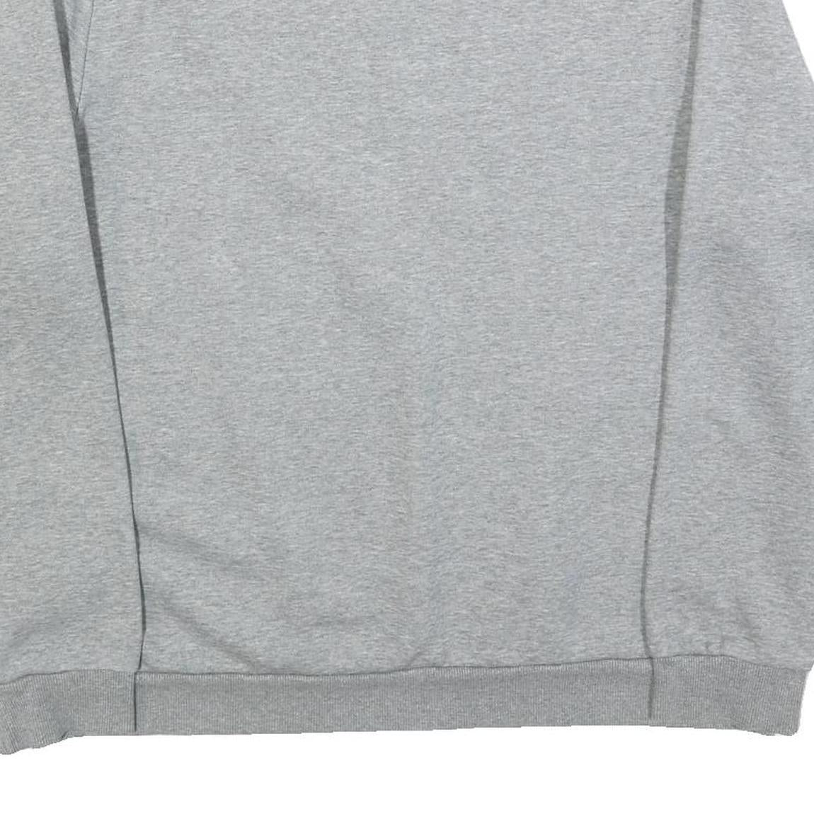 PUMA Mens Grey XL Crew Neck Cotton Blend Sweatshirt Logo Casual Pullover