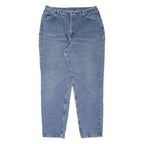 LEE Womens Jeans Blue Regular Mom W34 L30