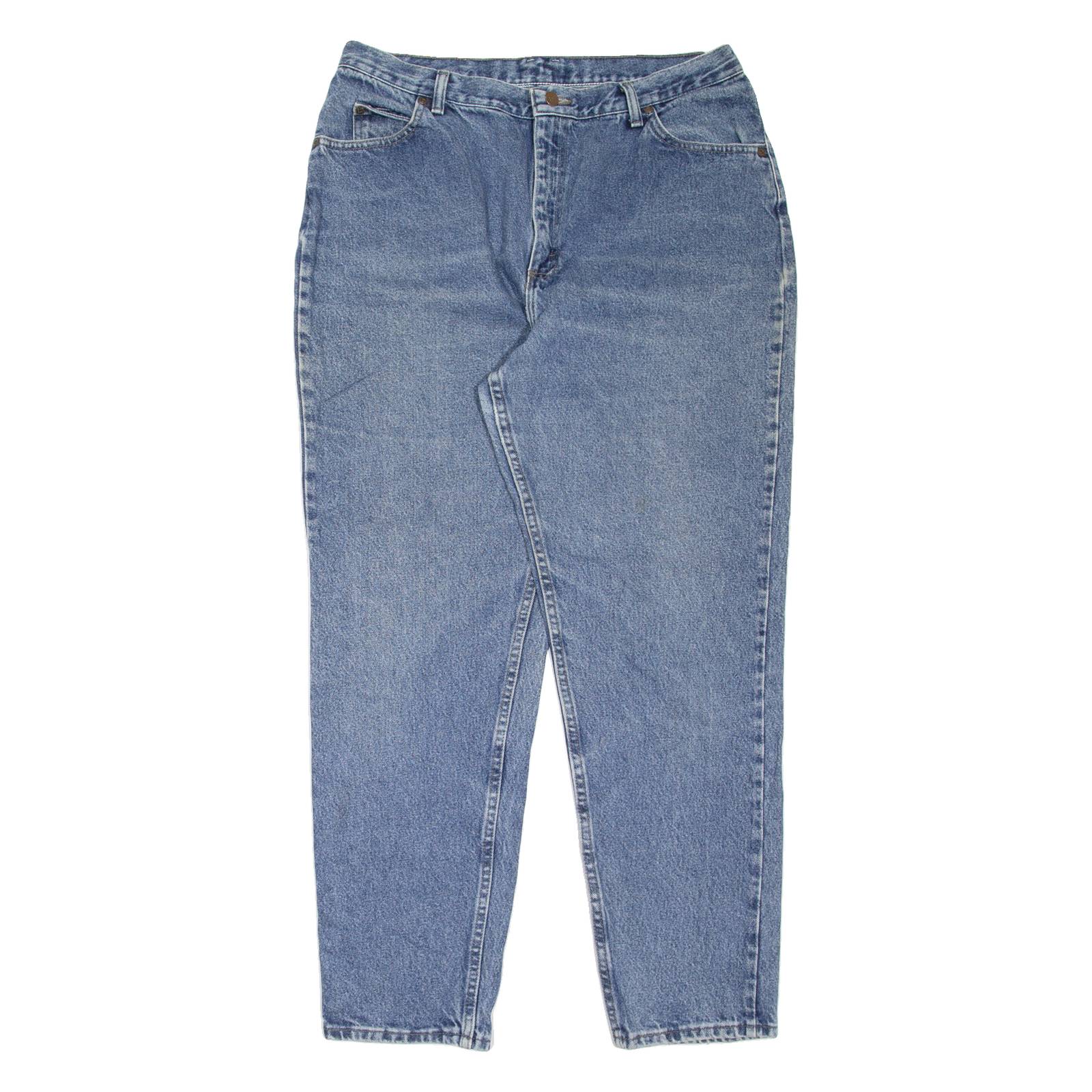 LEE Womens Jeans Blue Regular Mom W34 L30