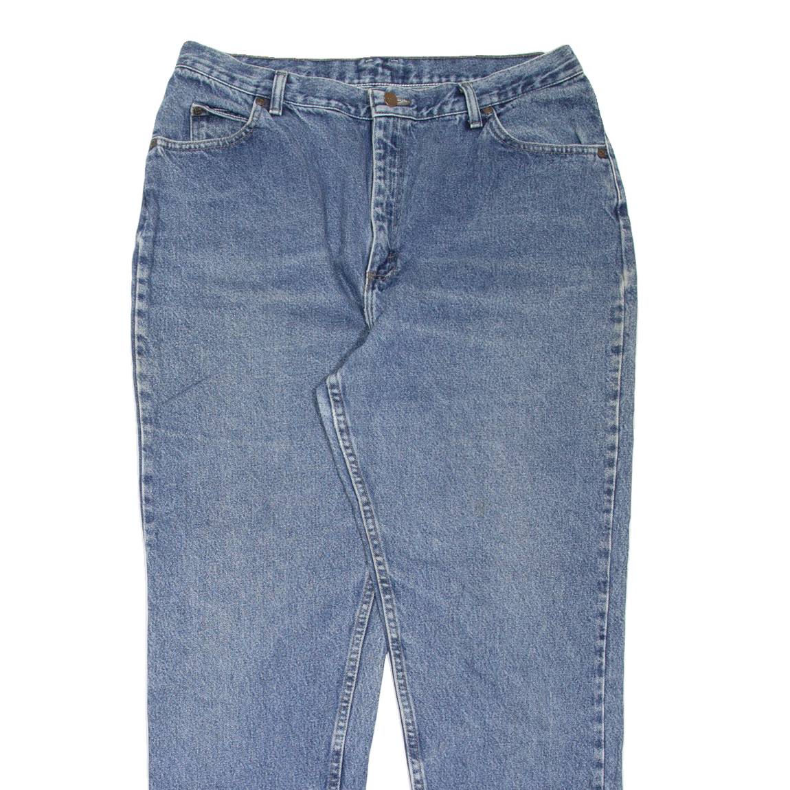 LEE Womens Jeans Blue Regular Mom W34 L30