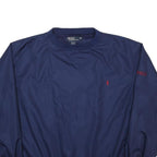 POLO RALPH LAUREN Mens Navy Blue Classic Jacket XL Polyester Plain Drawstring
