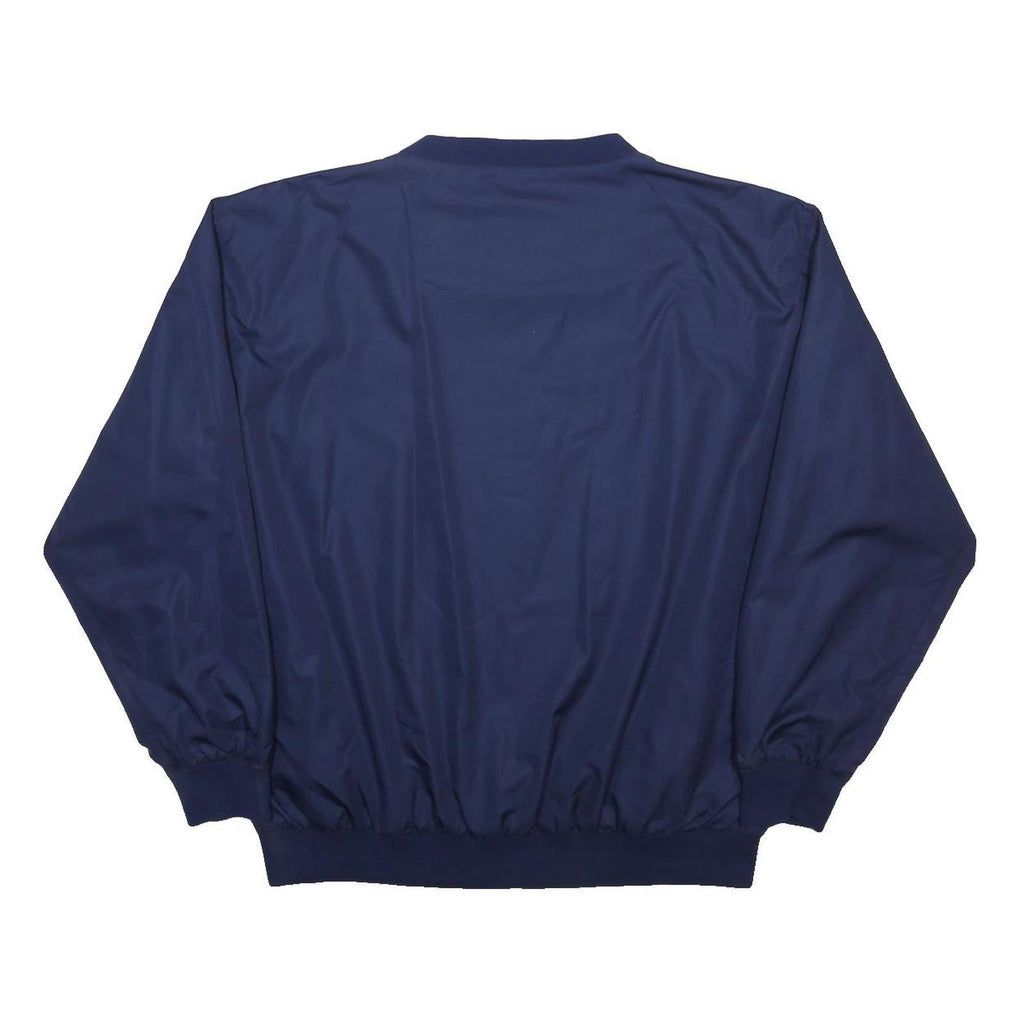 POLO RALPH LAUREN Mens Navy Blue Classic Jacket XL Polyester Plain Drawstring