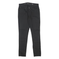 LEVI'S Womens Slim Black Jeans Denim W26 L30 Classic Style Zip Closure