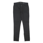 LEVI'S Womens Slim Black Jeans Denim W26 L30 Classic Style Zip Closure