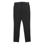 LEVI'S Womens Slim Black Jeans Denim W26 L30 Classic Style Zip Closure