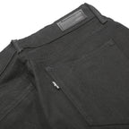 LEVI'S Womens Slim Black Jeans Denim W26 L30 Classic Style Zip Closure