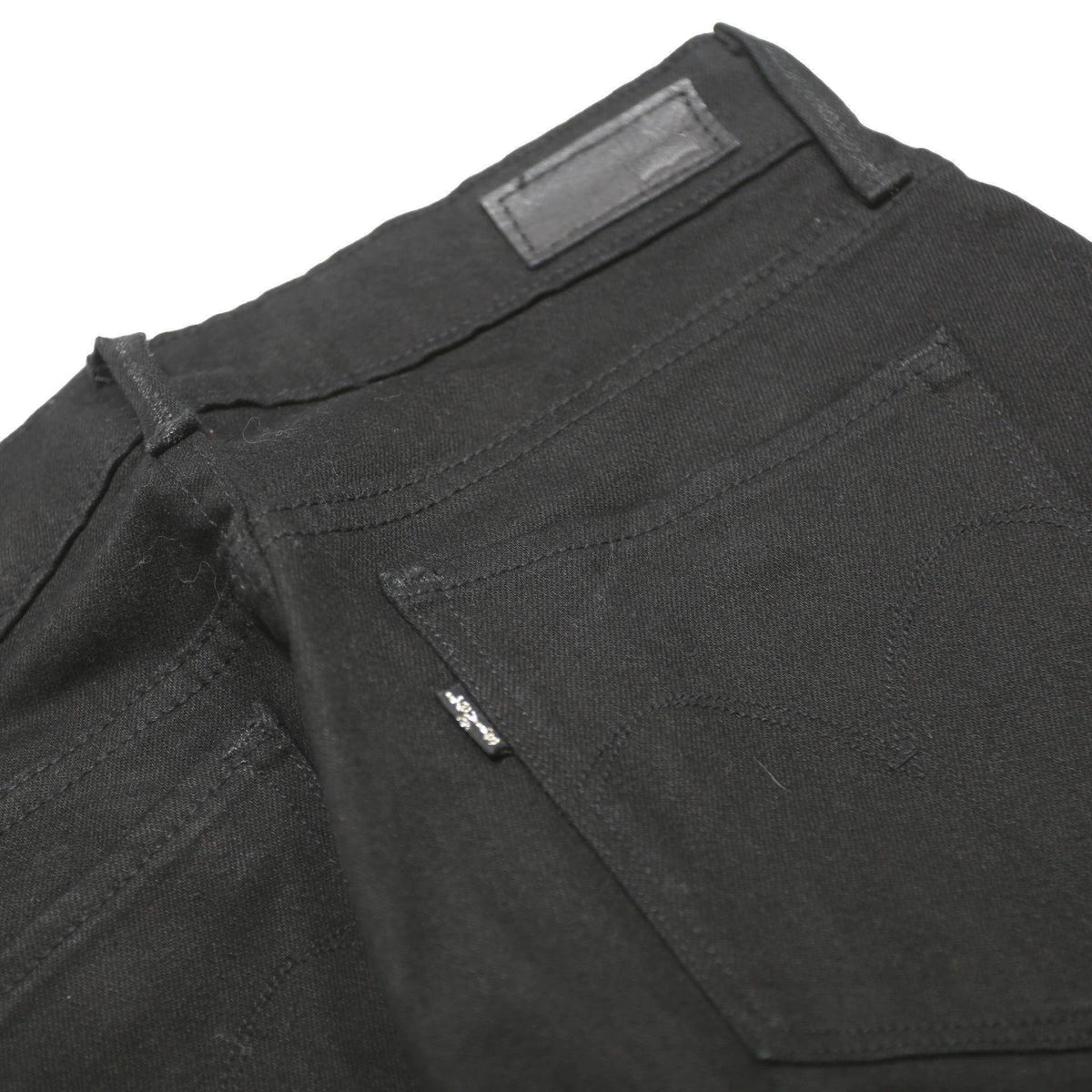 LEVI'S Womens Slim Black Jeans Denim W26 L30 Classic Style Zip Closure