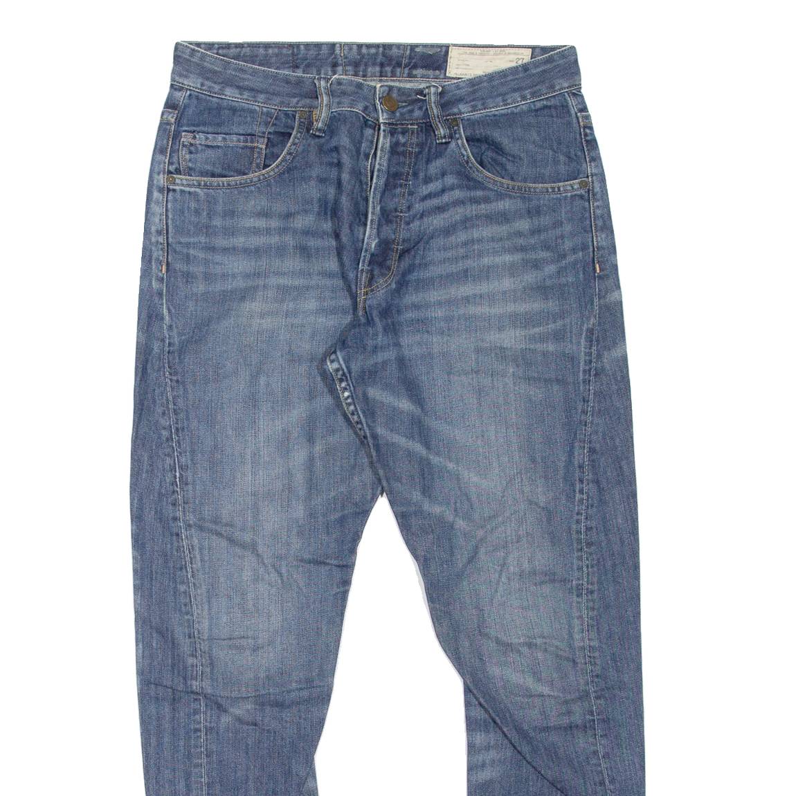 ALL SAINTS Mens Jeans Blue Slim Skinny Stone Wash W30 L28