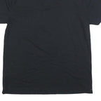 CALVIN KLEIN JEANS Mens Black Cotton Blend Short Sleeve Plain Polo Shirt XL