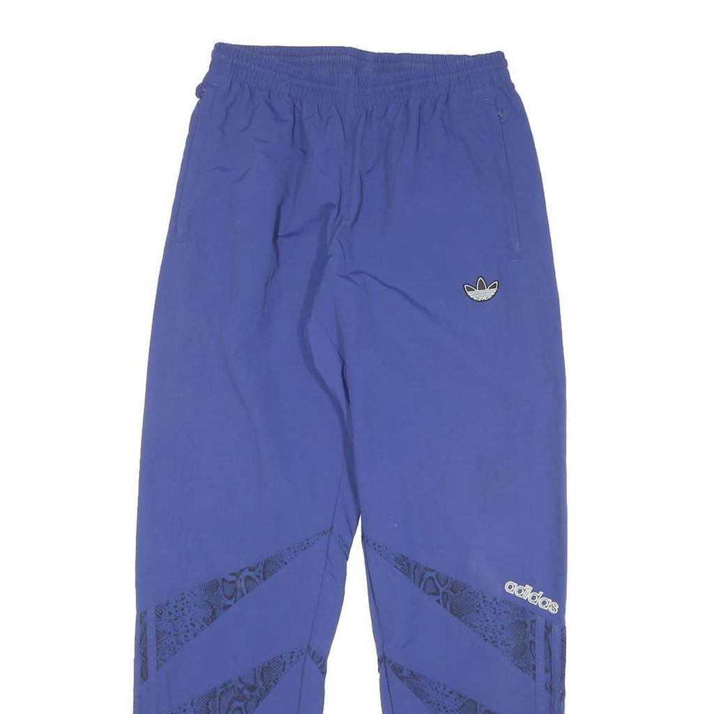 ADIDAS Mens Joggers Blue Slim Tapered S W25 L29 Polyester Sports Casual