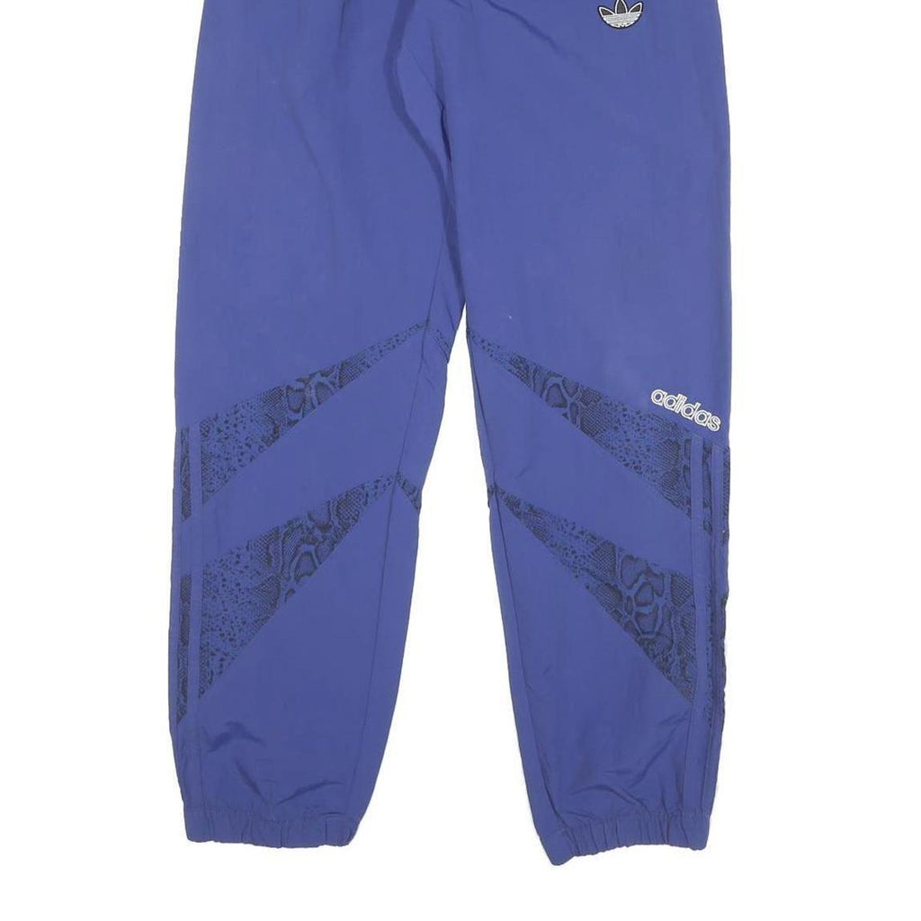 ADIDAS Mens Joggers Blue Slim Tapered S W25 L29 Polyester Sports Casual