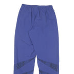 ADIDAS Mens Joggers Blue Slim Tapered S W25 L29 Polyester Sports Casual