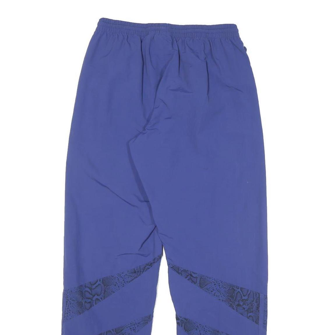 ADIDAS Mens Joggers Blue Slim Tapered S W25 L29 Polyester Sports Casual