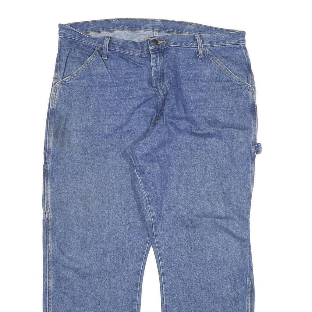 CARHARTT Mens Jeans Blue Relaxed Straight Denim Medium W40 L30 Workwear Casual