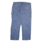 CARHARTT Mens Jeans Blue Relaxed Straight Denim Medium W40 L30 Workwear Casual