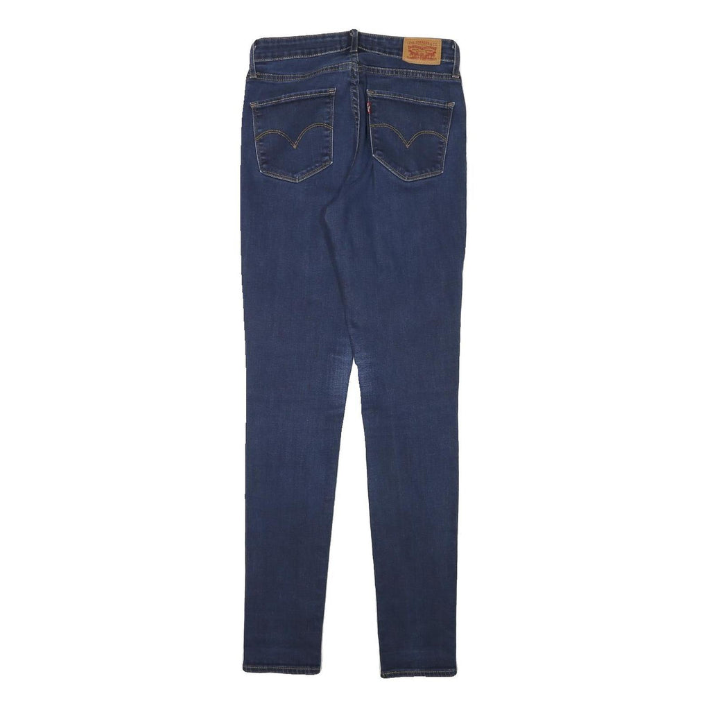 LEVI'S Womens Slim Blue Denim Skinny Jeans Cotton Blend W25 L30 Classic Style
