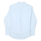 NAUTICA Mens Blue Cotton Blend Shirt M Button-Down Collar Long Sleeve Casual