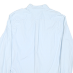 NAUTICA Mens Blue Cotton Blend Shirt M Button-Down Collar Long Sleeve Casual