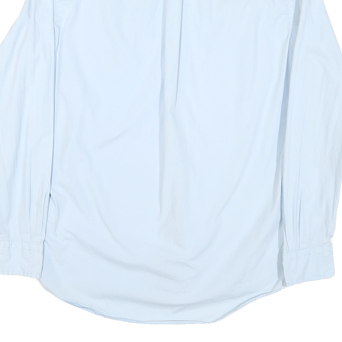 NAUTICA Mens Blue Cotton Blend Shirt M Button-Down Collar Long Sleeve Casual