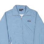 ELLESSE Womens Blue Light Blue Jacket UK 12 Polyester Blend Zip Casual Classic